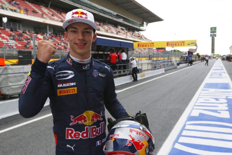 GP2: Gasly grabs pole in Barcelona