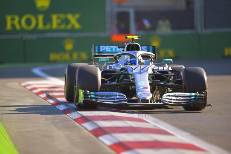 Bottas outduels Hamilton, Mercedes sweeps in Baku