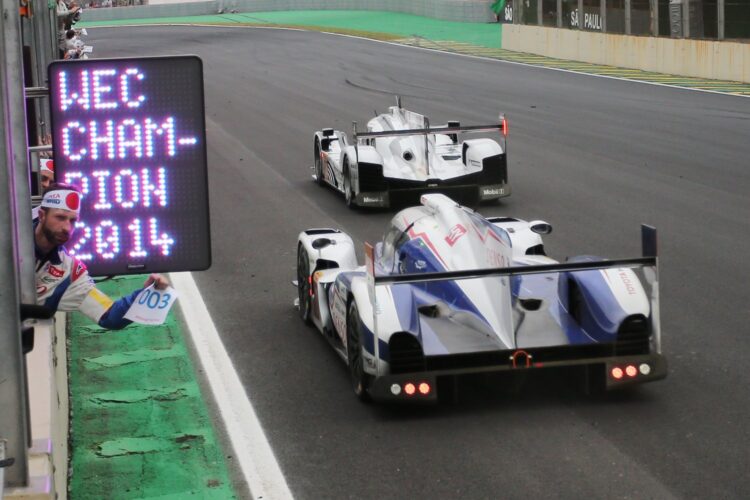 Toyota wins 2014 WEC title