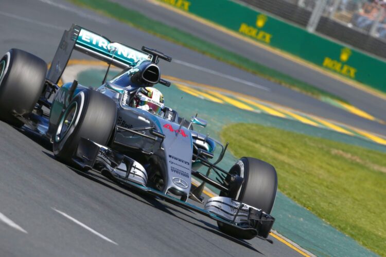 Hamilton admits to toying with the opposition in Melbourne