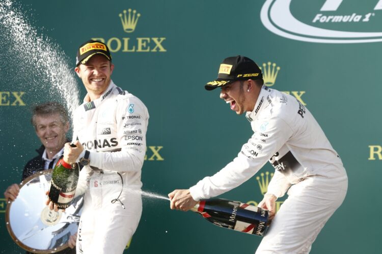 Mercedes parade to a 1-2 finish in Melbourne