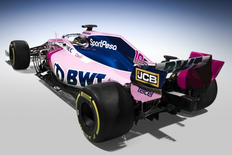 JCB partners with SportPesa Racing Point F1 Team at start of new era