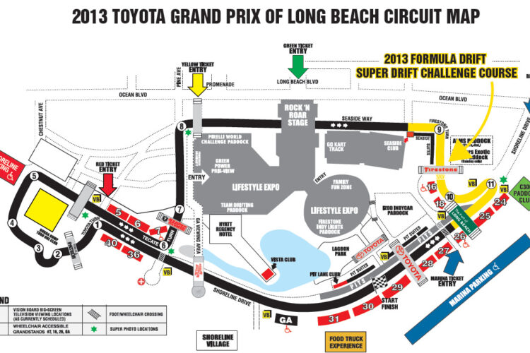 Toyota Grand Prix of Long Beach Announces Super Drift Challenge – at Night!