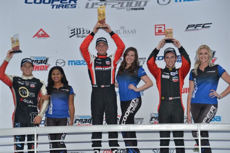 Telitz wins exciting U.S. F2000 race