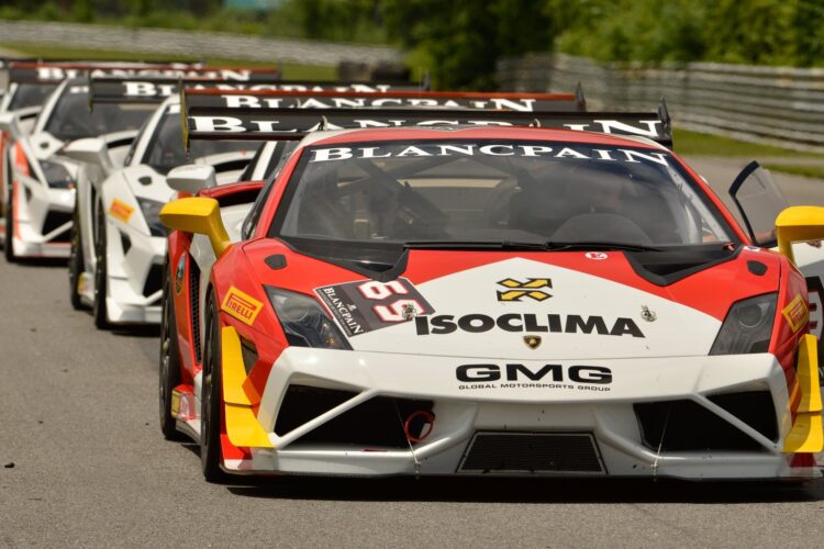 Lamborghini Blancpain Super Trofeo series makes North American debut