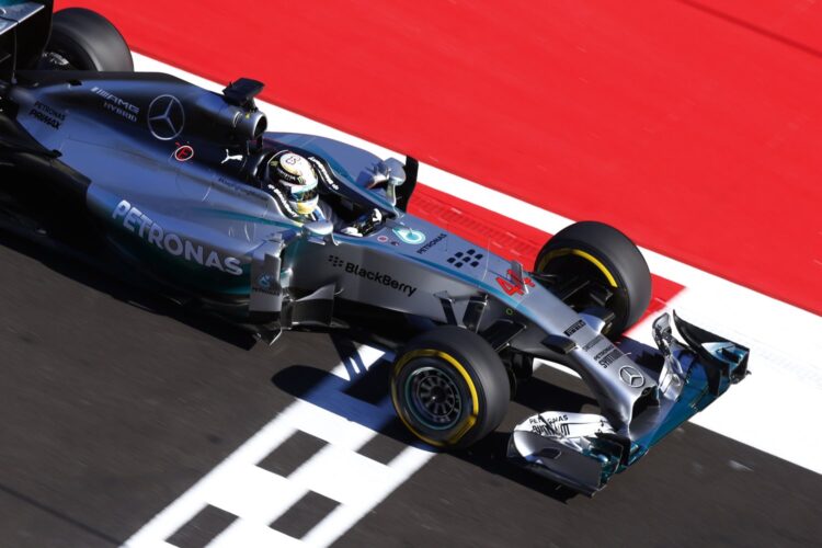 Russian GP: Hamilton dominates 2nd practice