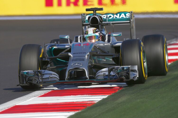 Russian GP: Mercedes power to start 1-2-3-4