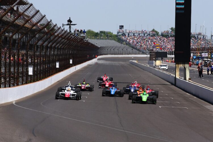 Mazda Road to Indy Races into the Brickyard