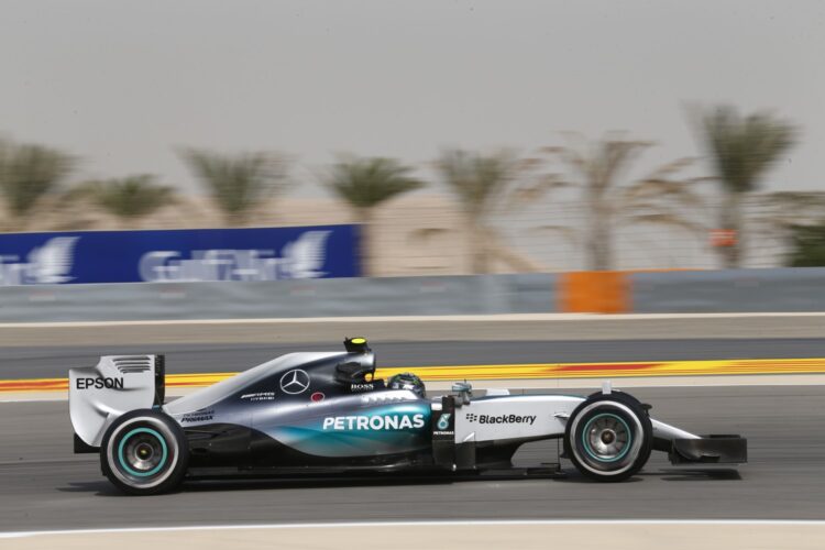 Bahrain GP: Rosberg leads Mercedes 1-2 in Practice 2