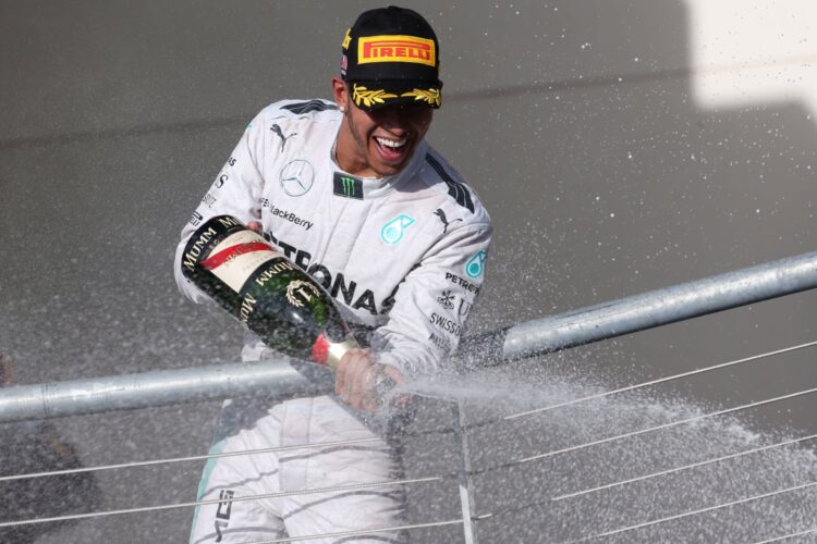 Hamilton outduels Rosberg in Mercedes romp