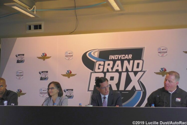 IndyCar and IMS execs meet the press