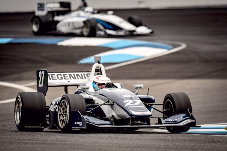 Robert Megennis Captures First Indy Lights Win At Indianapolis