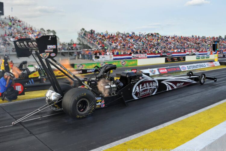 Langdon, Pedregon, Connolly, Ray #1 at Gatornationals