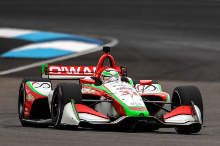 Patricio O’Ward Runs Fastest Lap During INDYCAR Grand Prix