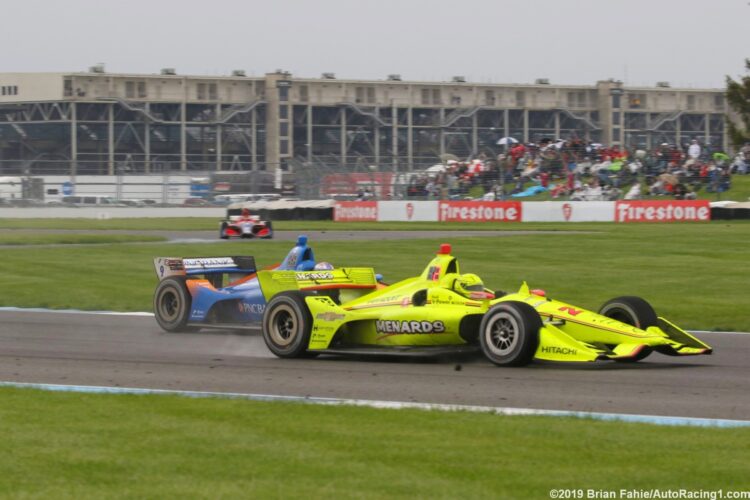 Video: Pagenaud’s pass on Dixon