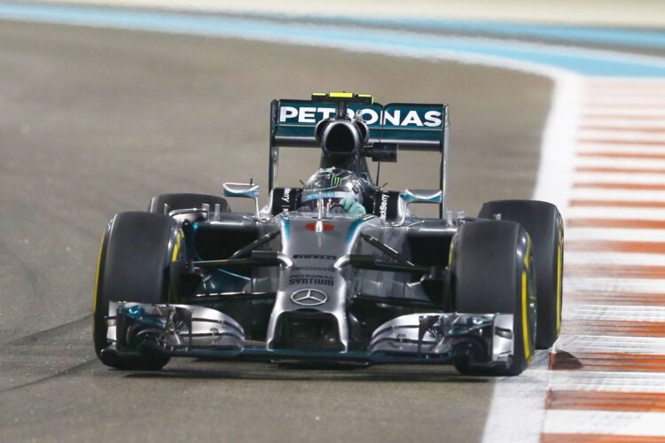 Rosberg takes pole for Abu Dhabi GP