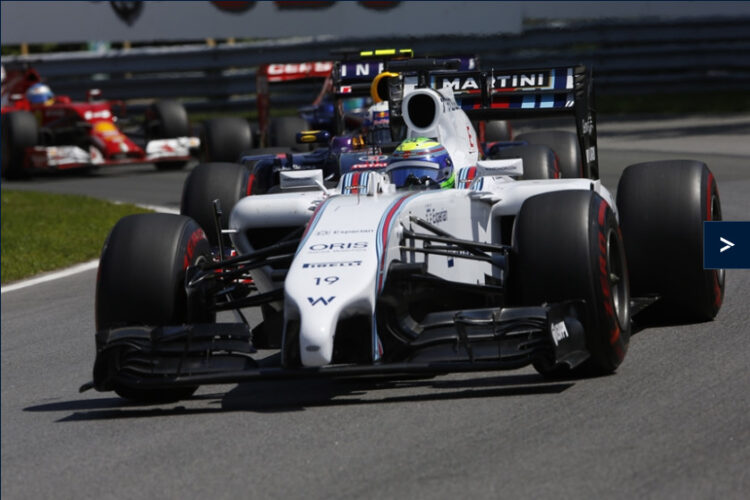 Massa leads Williams 1-2 in Austrian GP qualifying