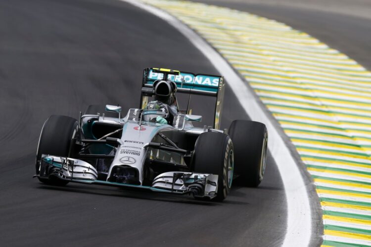 Brazilian GP: Rosberg stays fastest in superior Mercedes