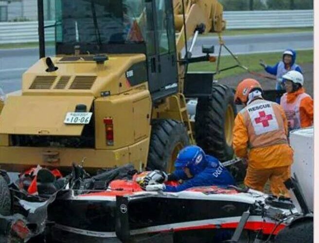 Jules Bianchi crash photos (Update)