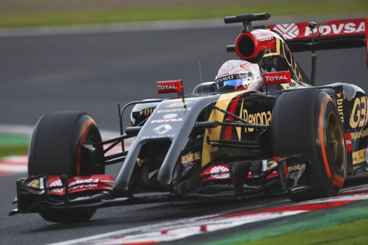 Lotus to keep Grosjean, test 2015 nose (Update)