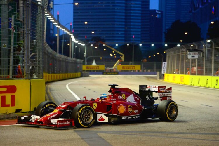 Alonso back on top in final Singapore practice