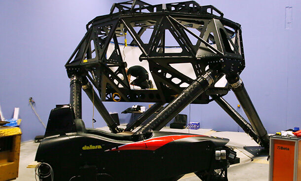 U.S. based Dallara IndyCar simulator under construction