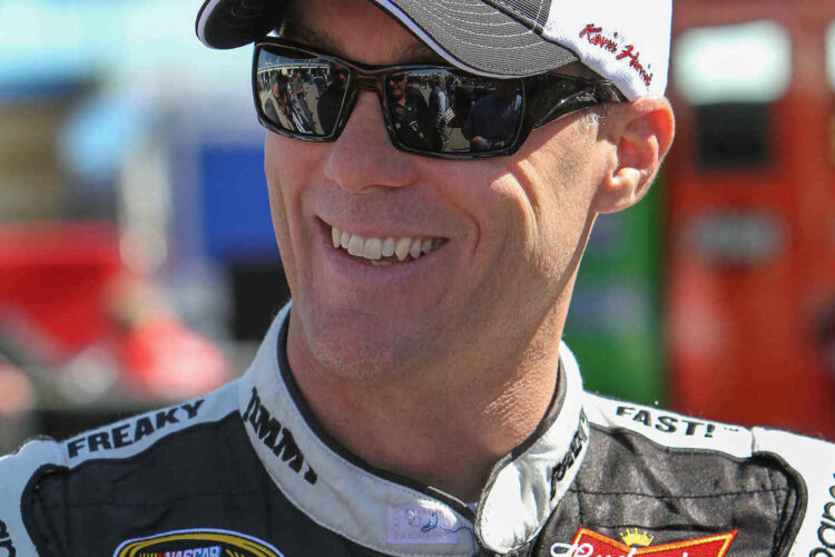 Harvick loses engine; to start from rear