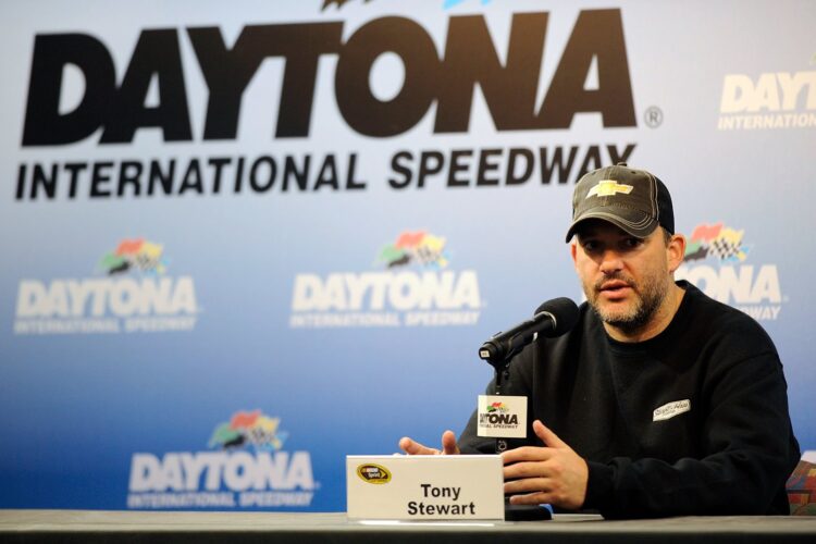 Tony Stewart making progress