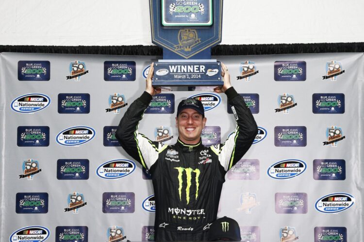 Busch dominates rain shortened Nationwide race