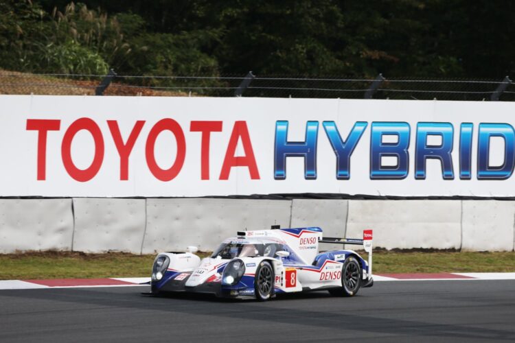 Toyota nips Porsche for pole in Fuji