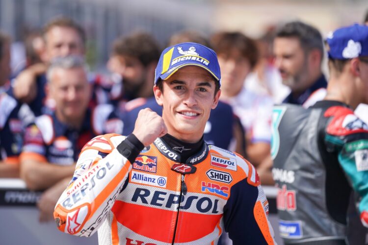 Marquez dominates to win at Aragon again