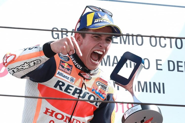 Marquez denies Quartararo first win on final lap