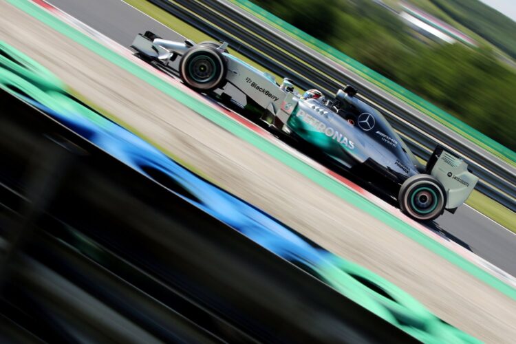 Hungarian GP: Mercedes again 1-2 in final practice