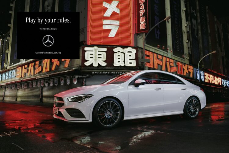 Video: Mercedes-Benz CLA Coupe: “Play by your rules.”