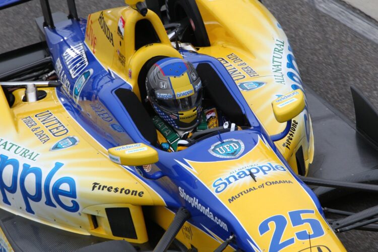 Marco Andretti overcomes radio problems for Barber runner-up