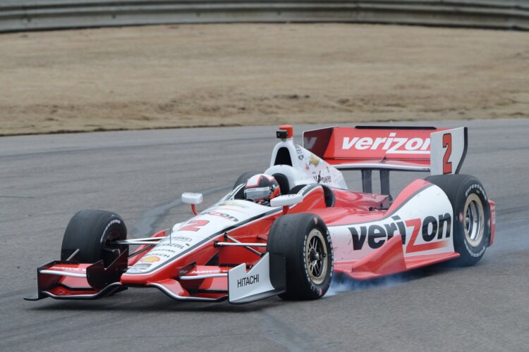 Team Penske Cars Lead Shortened First Day of Barber Open Test