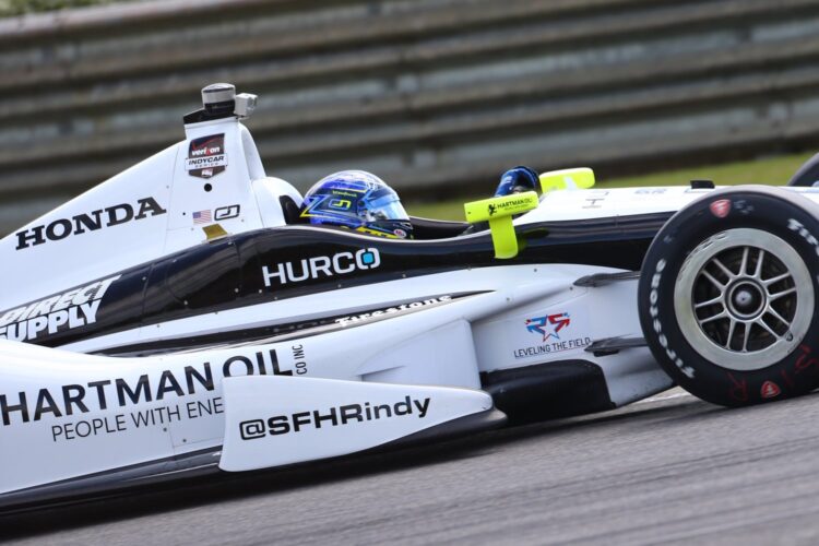 Newgarden tops Sunday morning warm-up at Barber