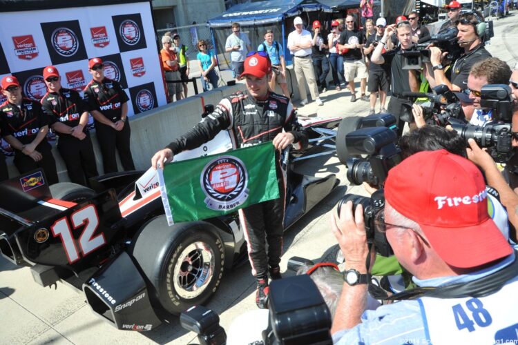 Will Power takes IndyCar pole for GP of Alabama