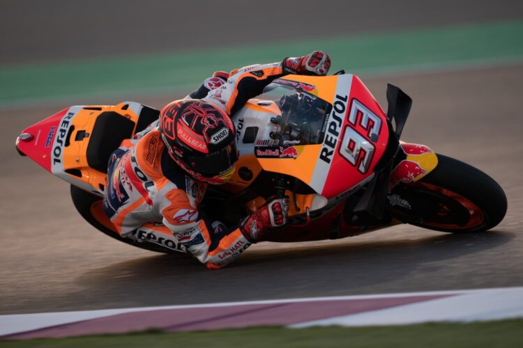 Marquez leads Qatar Friday practice with record pace