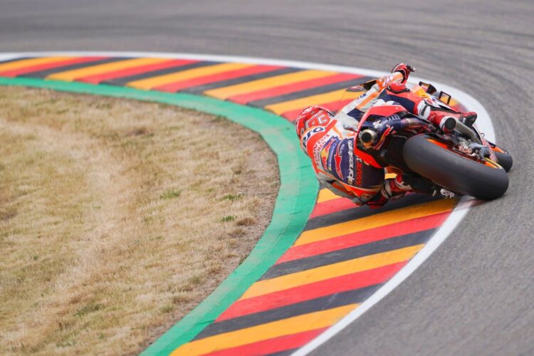 Marquez wins 10th straight at Sachsenring