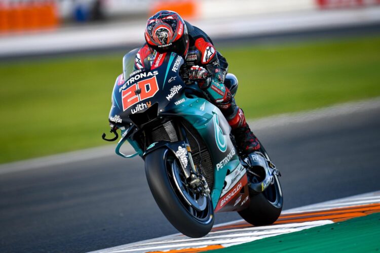 Quartararo leads opening day of Valencia GP action