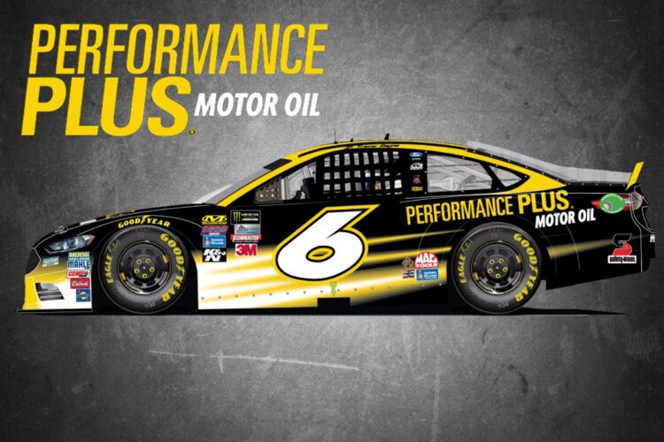 Newman to Sport Performance Plus Motor Oil Black and Yellow in 2019