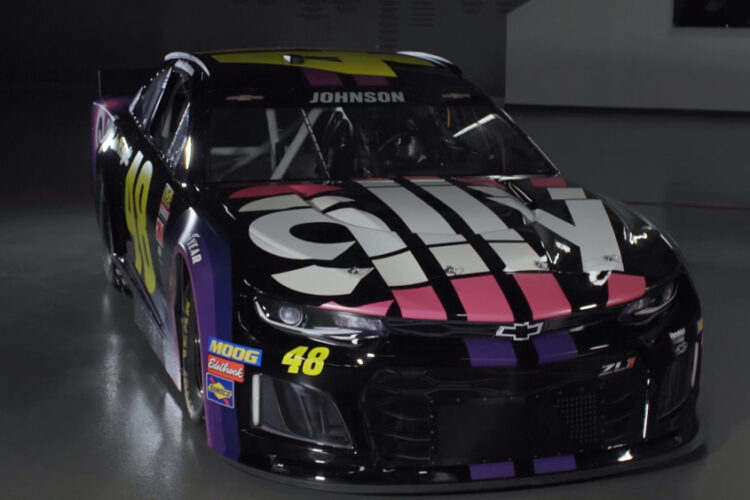 Hendrick team Unveil New Paint Scheme For No. 48 Car