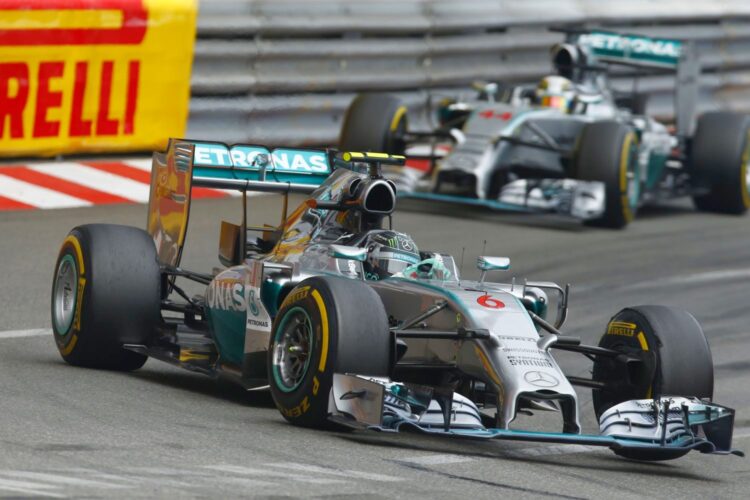 Mercedes puts on another parade in Monaco