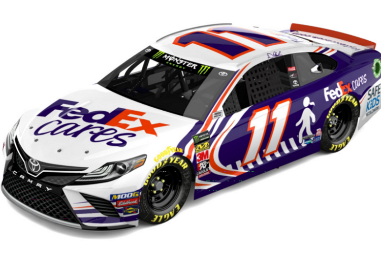 Hamlin Unveils FedEx Cares Paint Scheme