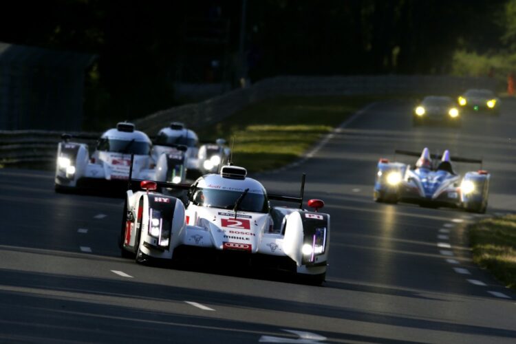 Audi 1-2 at LeMans as opponents falter