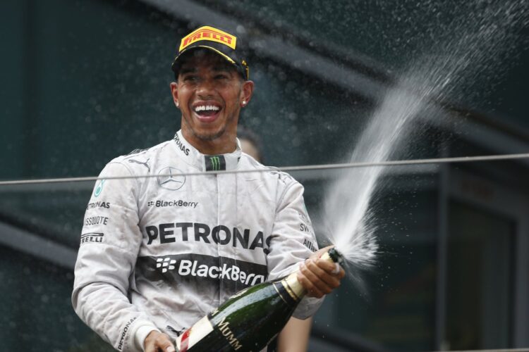 Hamilton Takes Third Consecutive win in China