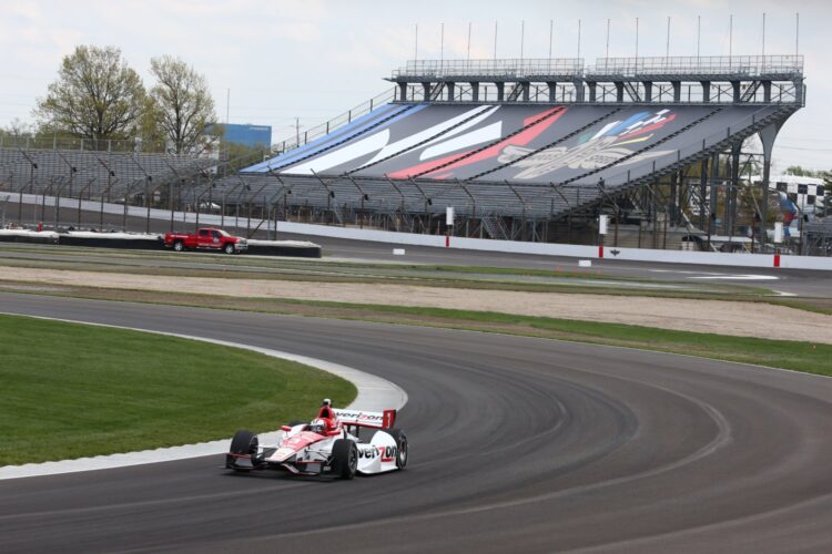 Team Penske Indy test report