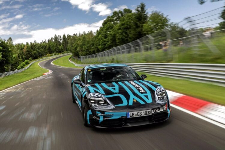 Video: Porsche Taycan sets 4-door EV record at Nurburgring Nordschleife