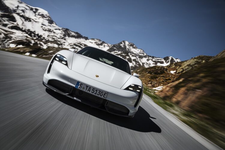 The Porsche Taycan Turbo Only Goes 201 Miles on a Charge, Says the EPA